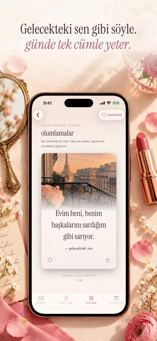 Olumlamalar, şükran ve üst üste günler
